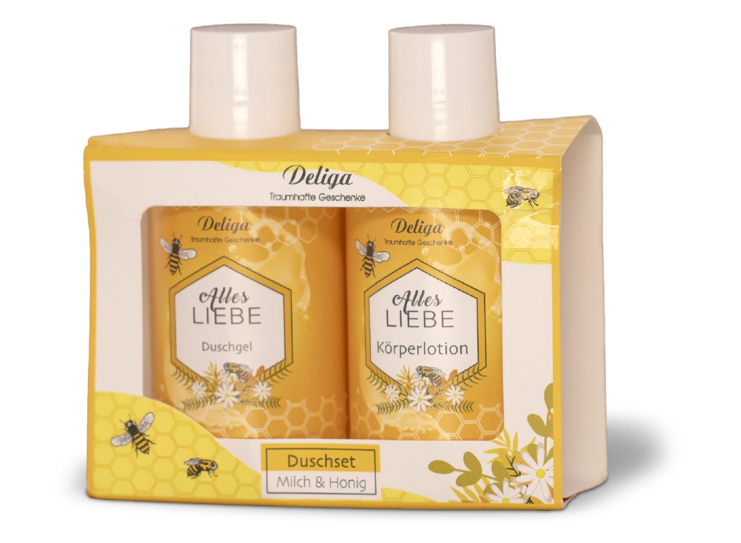 Pflegeset Milch/Honig 2-teilig