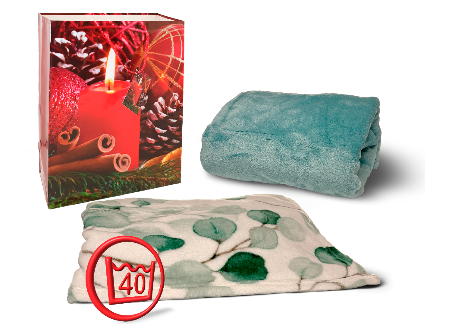 Kuscheldecke „Eukalyptus“