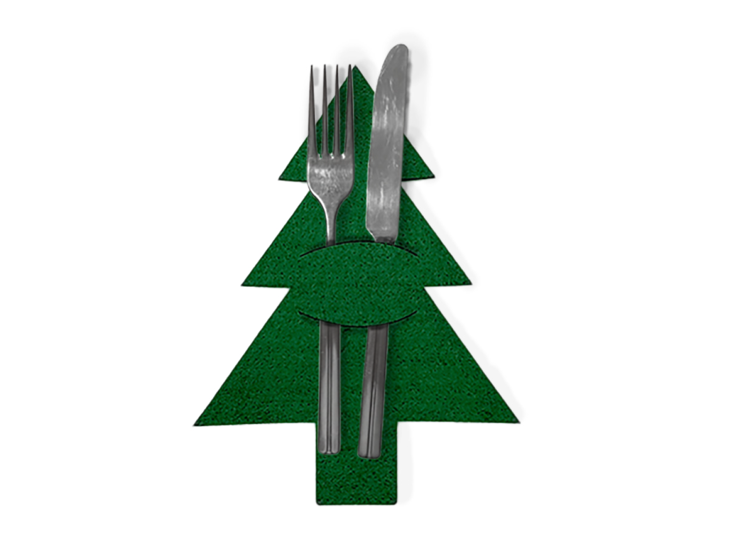 Besteckhalter Tannenbaum Filz