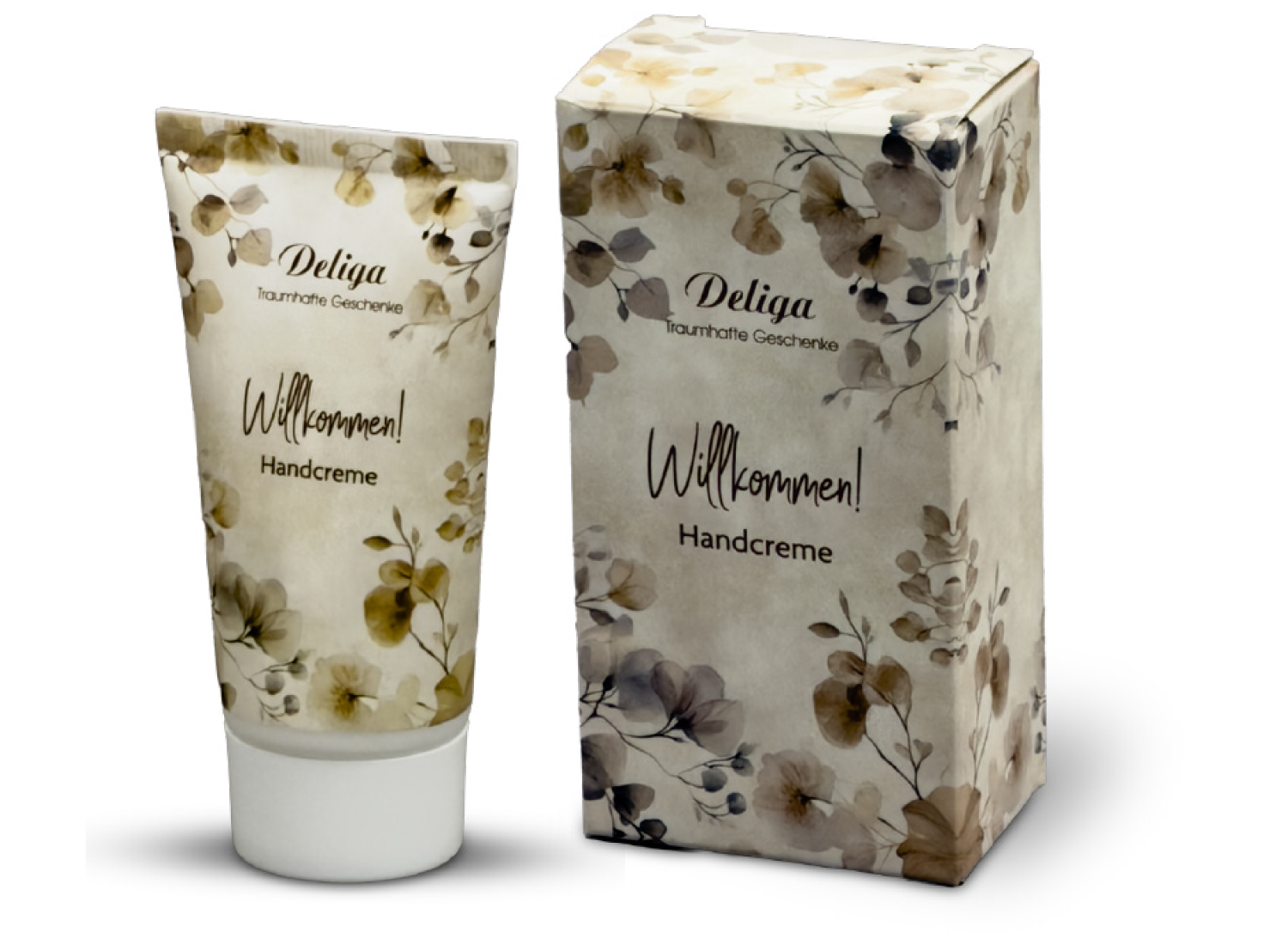 Handcreme "Willkommen" in Faltschachtel