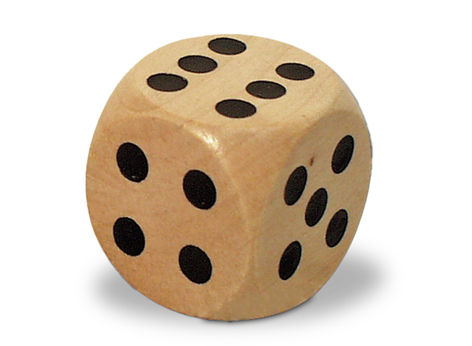 Schöner großer Augenwürfel Holz 30 mm Schöner großer Augenwürfel Holz 30 mm