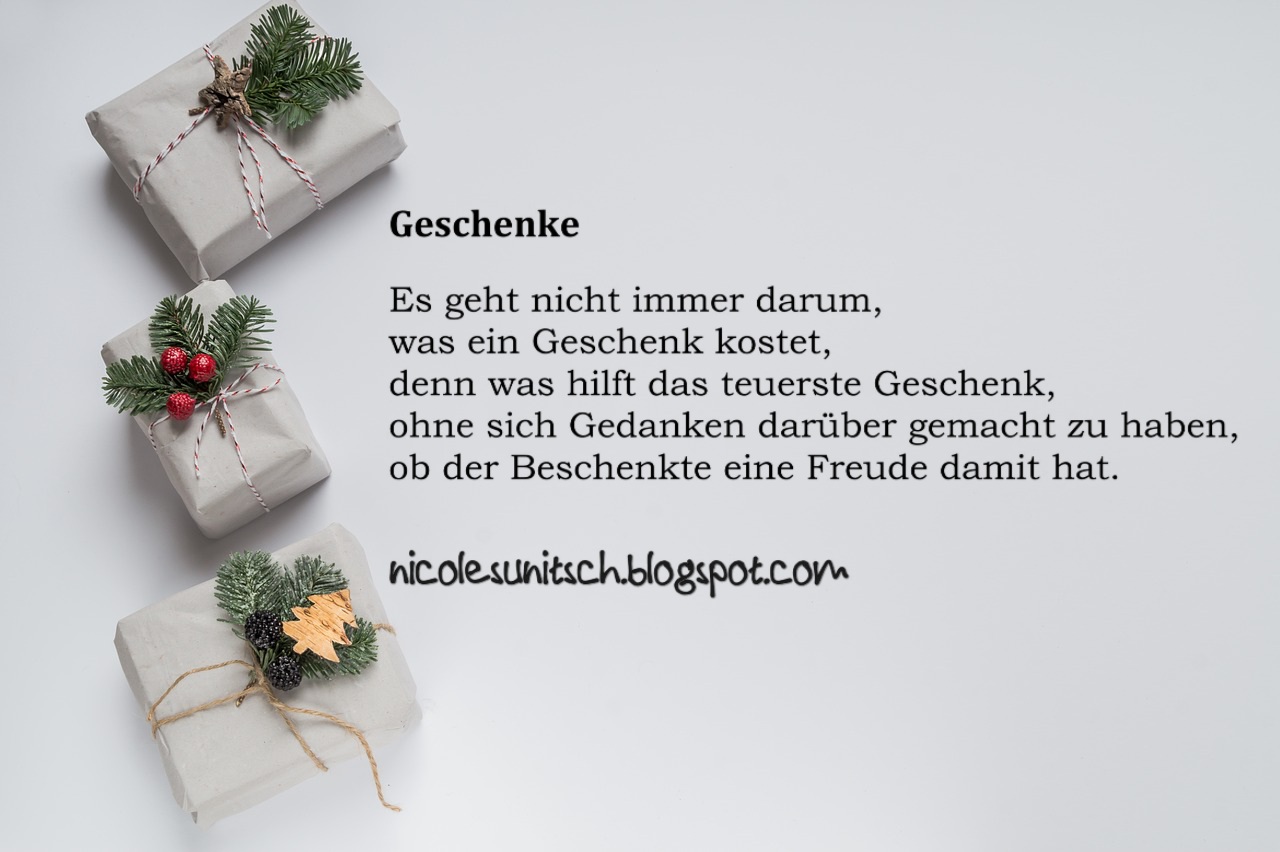 Spruch Geschenke
