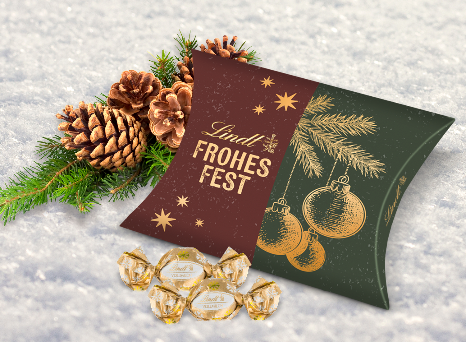 Lindt Kissen "Frohes Fest"