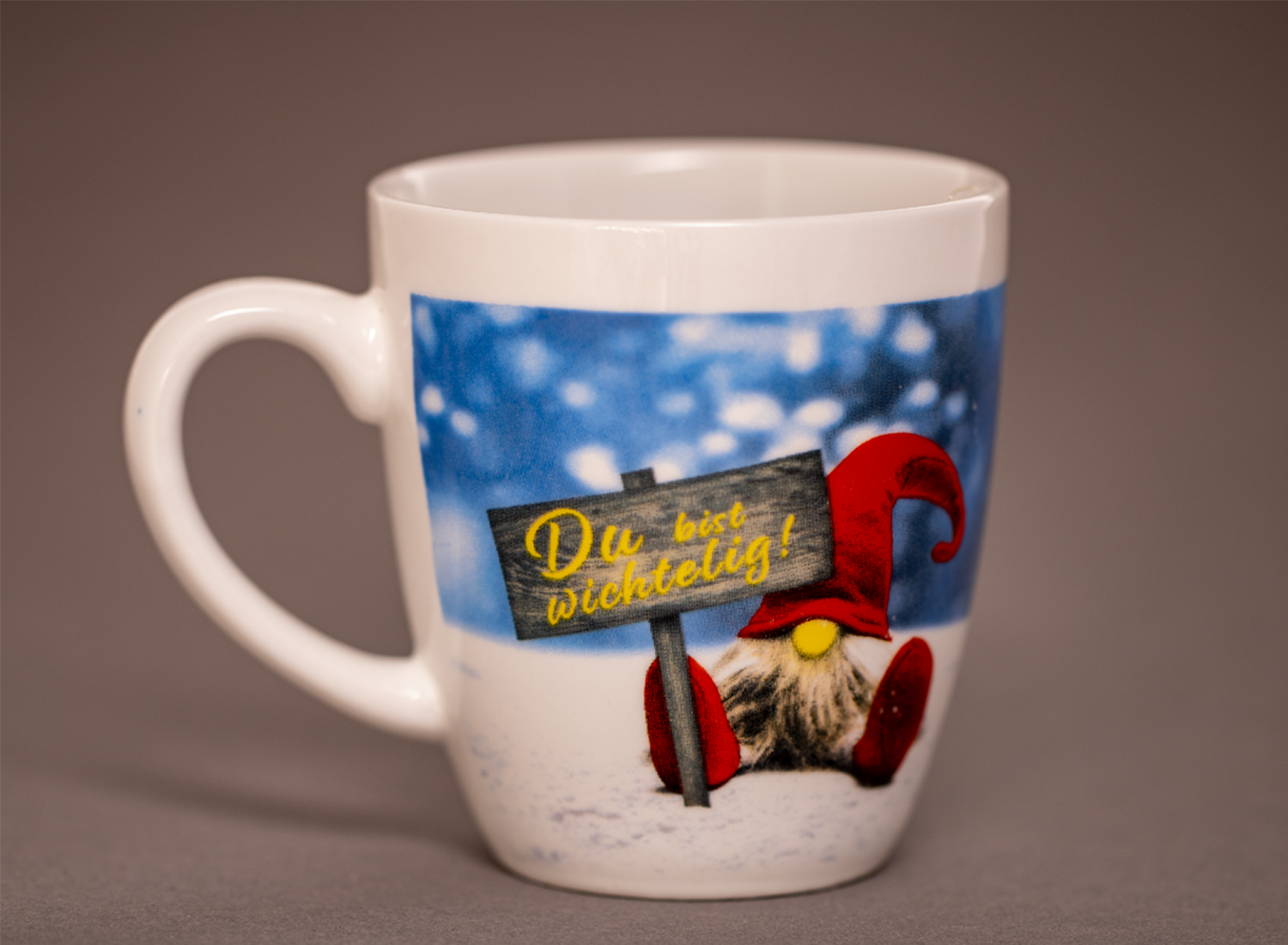 "Du bist wichtelig-Tasse"