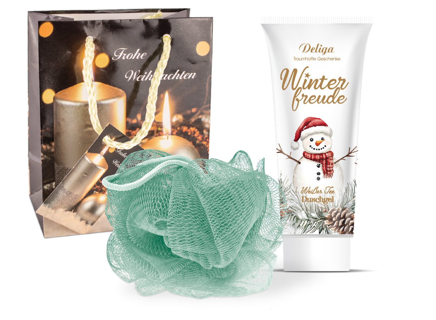 Großes Duschset „Winterfreude“