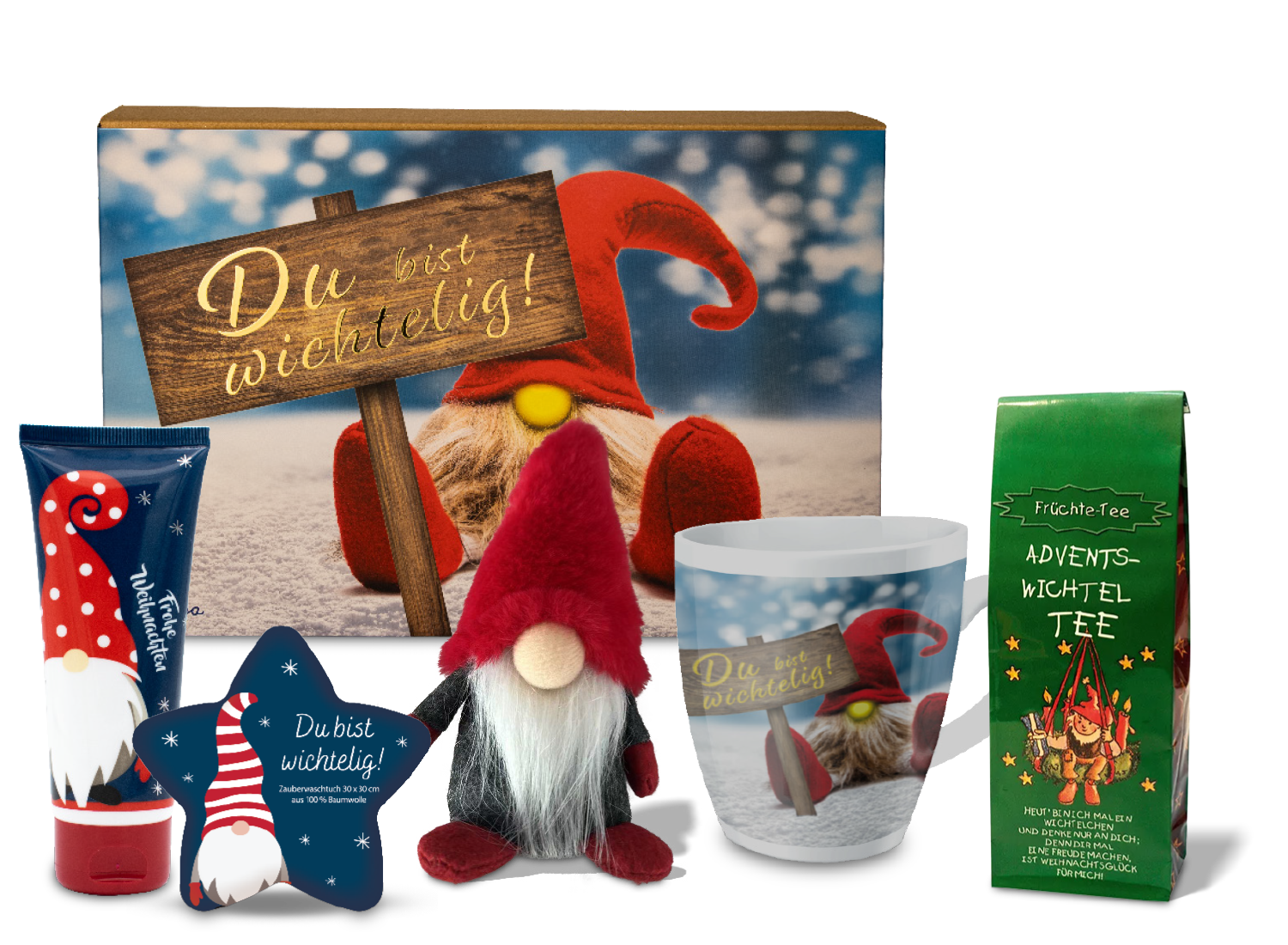 Geschenkbox "Du bist wichtelig"