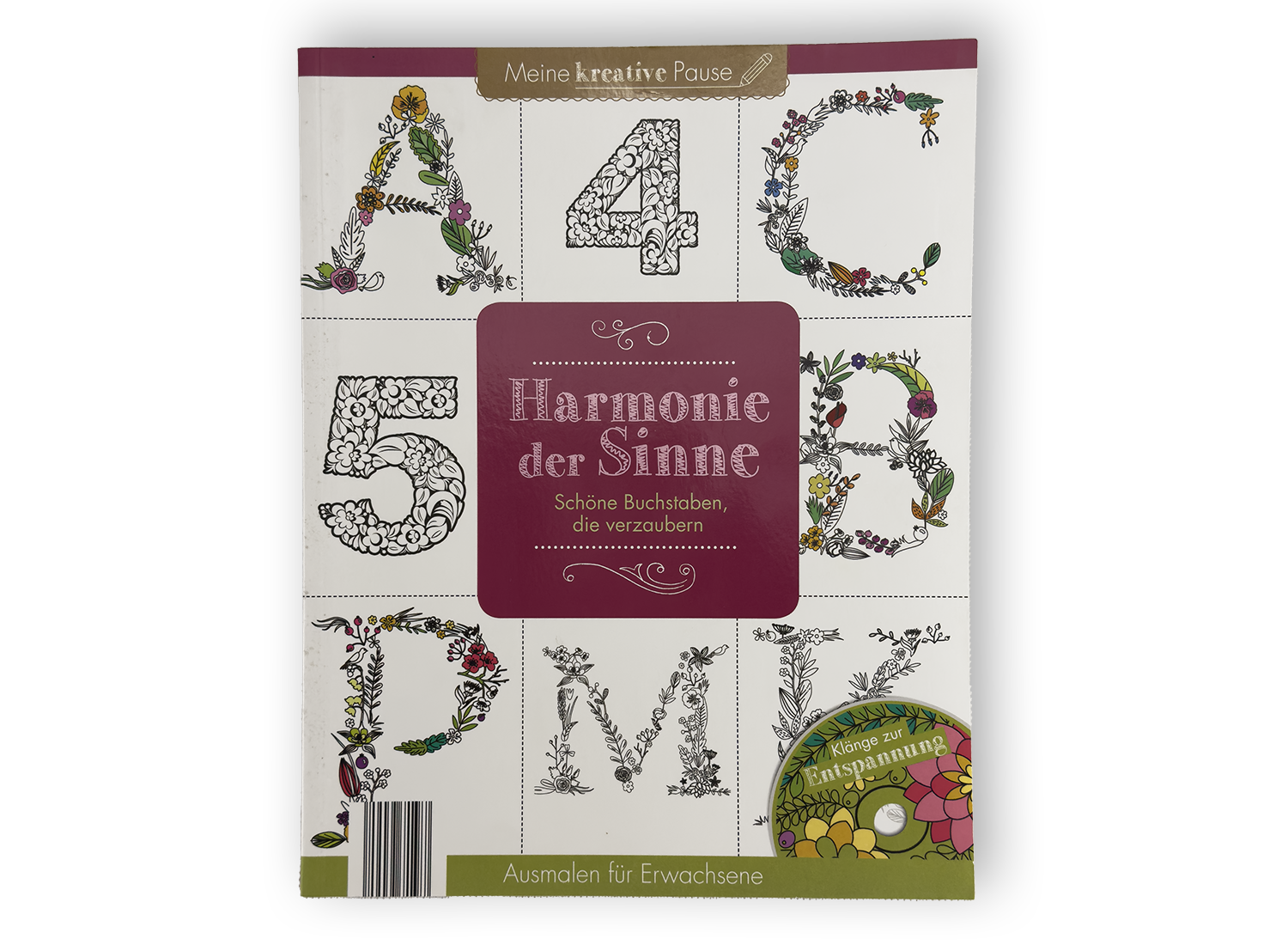 Malbuch "Harmonie der Sinne" inkl. CD