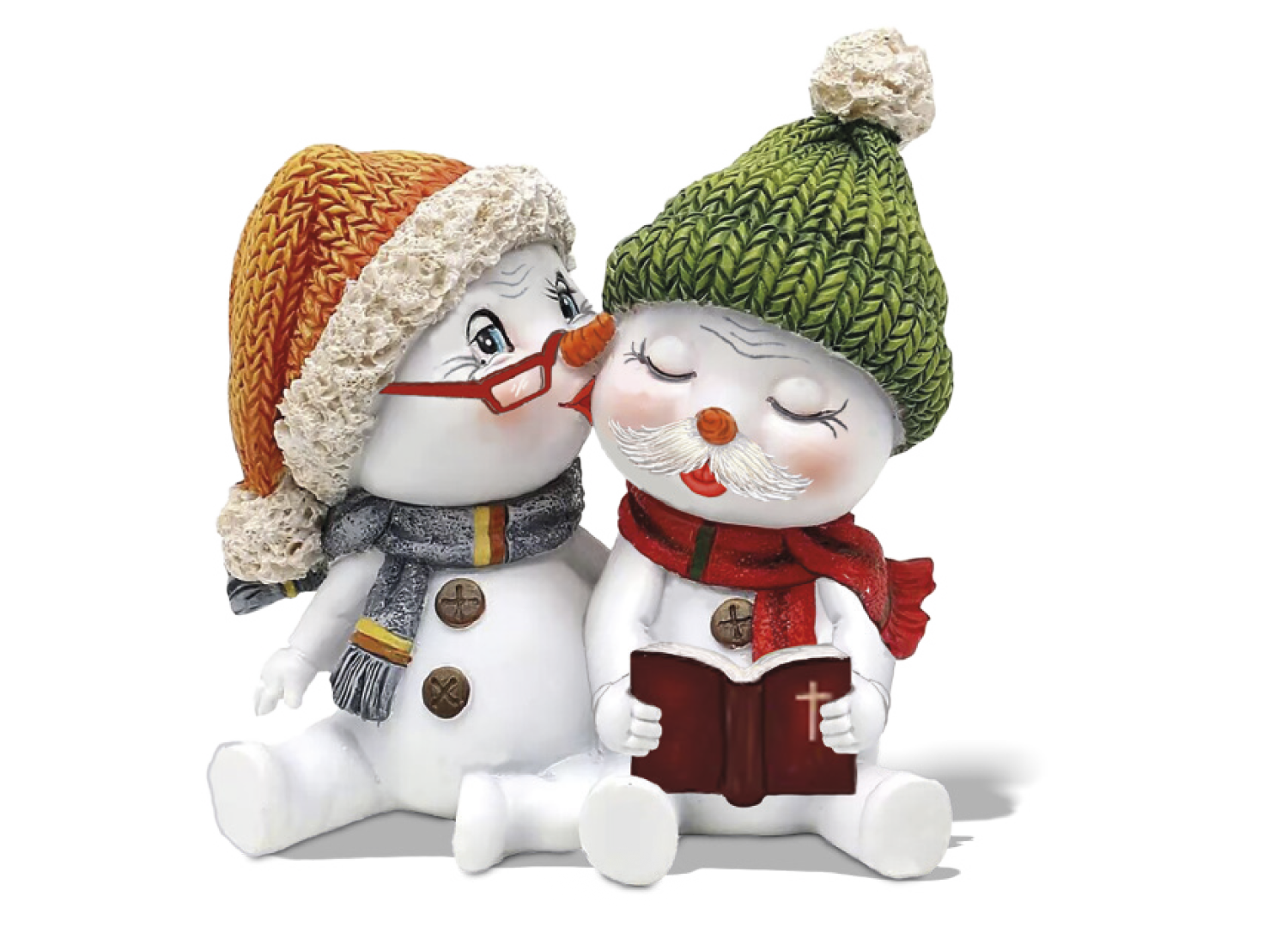 Schneemannpärchen